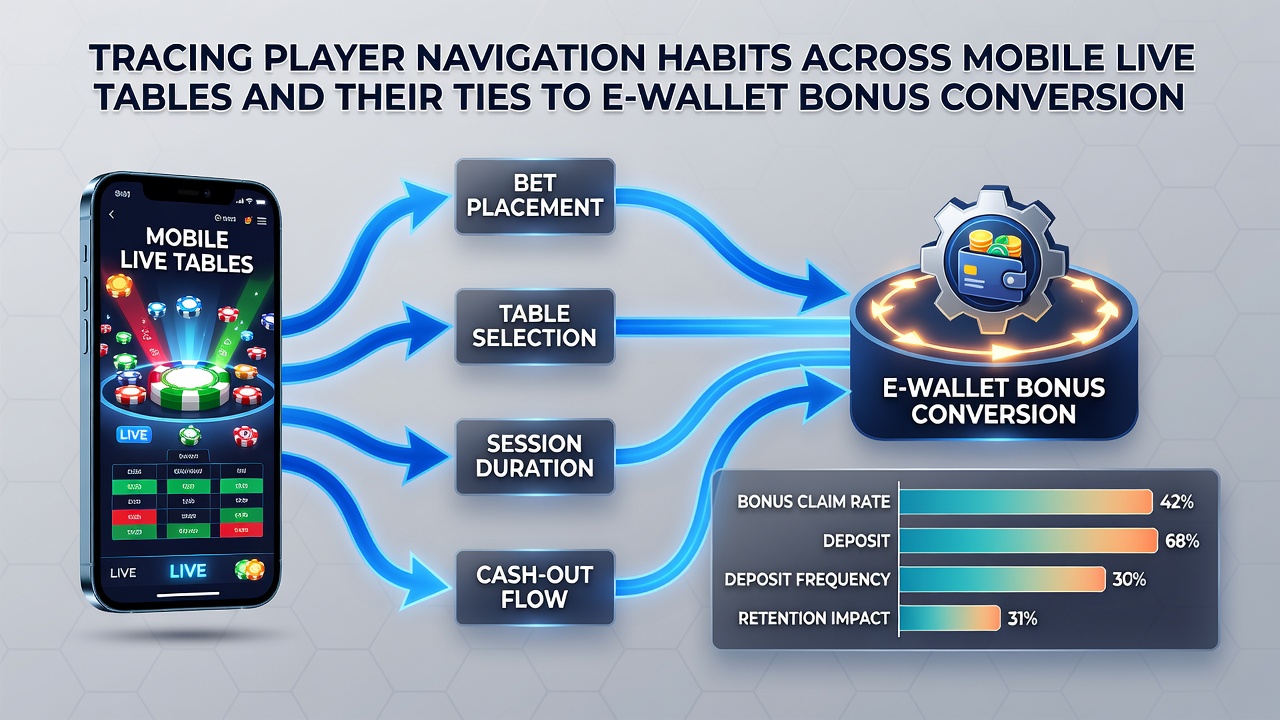 Analyse von E-Wallet-Bonuskonversionen in Verbindung mit mobilen Live-Tisch-Navigationen