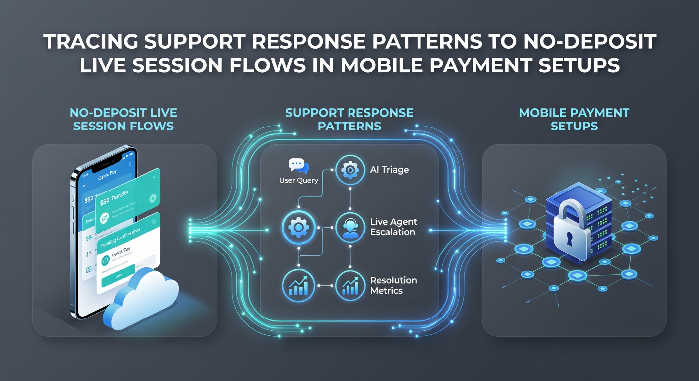 Grafische Darstellung von Support-Reaktionsmustern bei No-Deposit-Live-Sitzungen in mobilen Zahlungssystemen